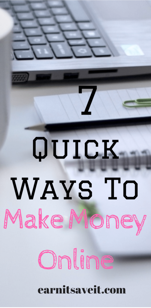 7 Quick Ways To Make Money Online 2 Make Money Online, Make Money At Home, Make Money With Your Computer