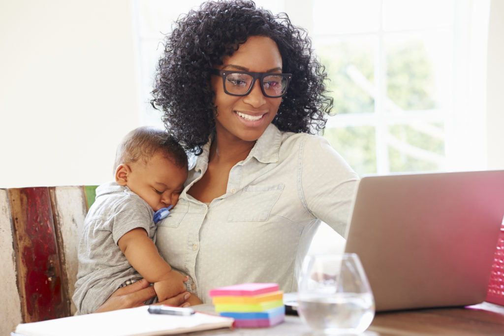 Work-life balance for work-at-home-moms